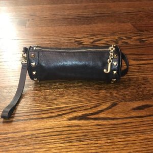 Like new! Leather juicy couture studded wristlet